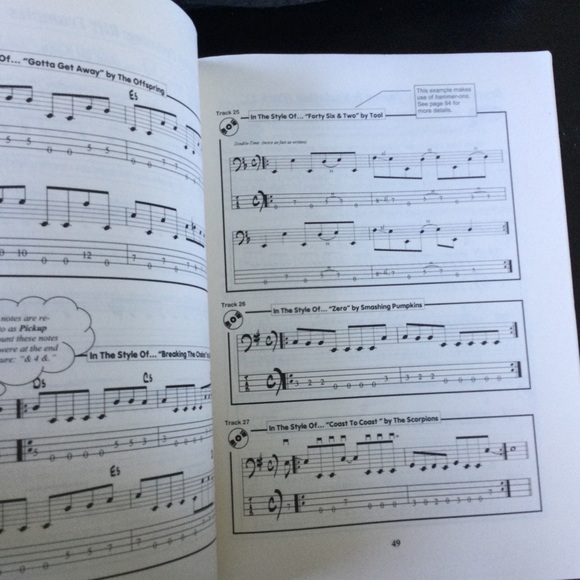 Bass Guitar Book and Cd Basses Loaded Volume 2 Rock Edition - Picture 2 of 12